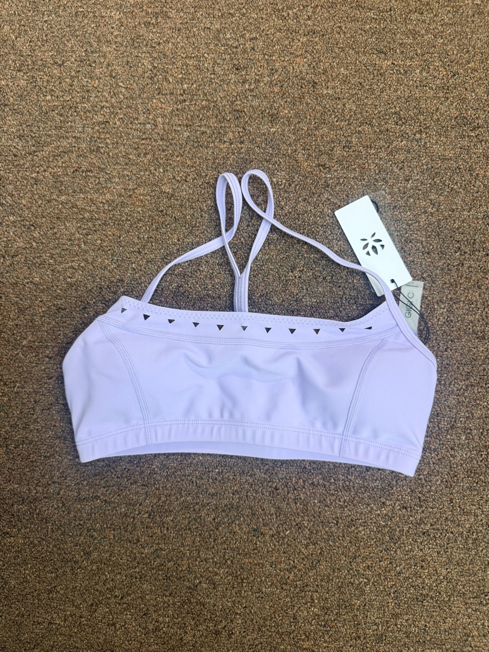 GIGI C Lavender Double-Strap Bralette